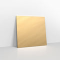 GC155155GO - Gold Coloured Gummed V Flap Envelopes - Greeting Card Envelopes