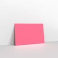 GC65BP - Bright Pink Coloured Gummed V Flap Envelopes - Greeting Card Envelopes