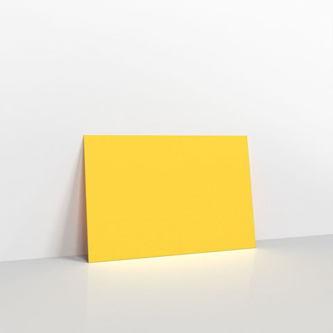 GC65MY - Mid Yellow Coloured Gummed V Flap Envelopes - Greeting Card Envelopes