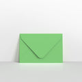 GC65PG - Pale Green Coloured Gummed V Flap Envelopes - Greeting Card Envelopes