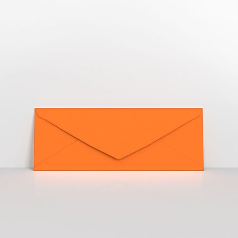 GC80215OR - Orange Coloured Gummed V Flap Envelopes - Greeting Card Envelopes