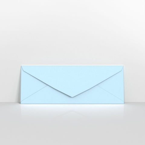 GC80215PB - Pale Blue Coloured Gummed V Flap Envelopes - Greeting Card Envelopes