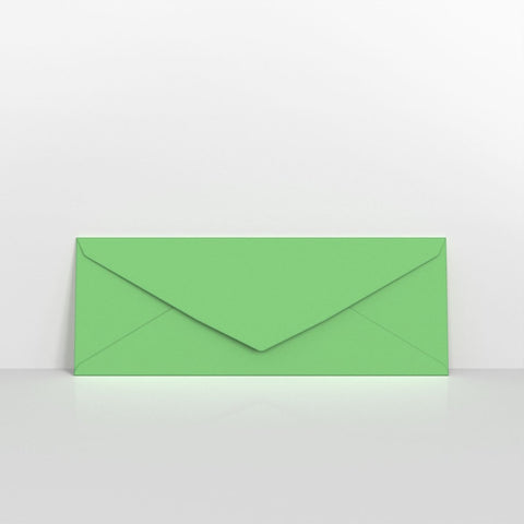 GC80215PG - Pale Green Coloured Gummed V Flap Envelopes - Greeting Card Envelopes