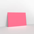 GC95122BP - Bright Pink Coloured Gummed V Flap Envelopes - Greeting Card Envelopes