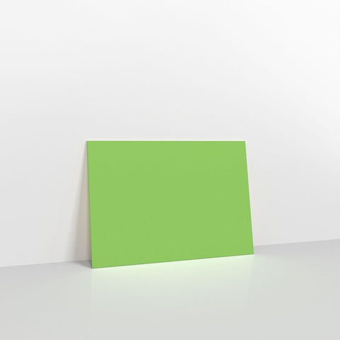 GC95122MG - Mid Green Coloured Gummed V Flap Envelopes - Greeting Card Envelopes