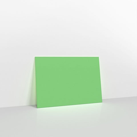 GC95122PG - Pale Green Coloured Gummed V Flap Envelopes - Greeting Card Envelopes