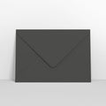 GCC4BL - Black Coloured Gummed V Flap Envelopes - Greeting Card Envelopes