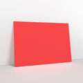 GCC4BR - Bright Red Coloured Gummed V Flap Envelopes - Greeting Card Envelopes