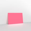 GCC5BP - Bright Pink Coloured Gummed V Flap Envelopes - Greeting Card Envelopes