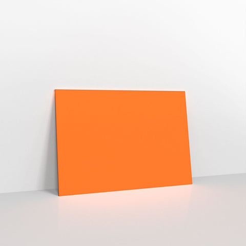 GCC5OR - Orange Coloured Gummed V Flap Envelopes - Greeting Card Envelopes