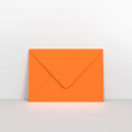 GCC5OR - Orange Coloured Gummed V Flap Envelopes - Greeting Card Envelopes