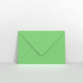 GCC5PG - Pale Green Coloured Gummed V Flap Envelopes - Greeting Card Envelopes