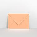 GCC5SP - Salmon Pink Coloured Gummed V Flap Envelopes - Greeting Card Envelopes