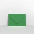 GCC6DG - Dark Green Coloured Gummed V Flap Envelopes - Greeting Card Envelopes