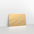 GCC6GO - Gold Coloured Gummed V Flap Envelopes - Greeting Card Envelopes