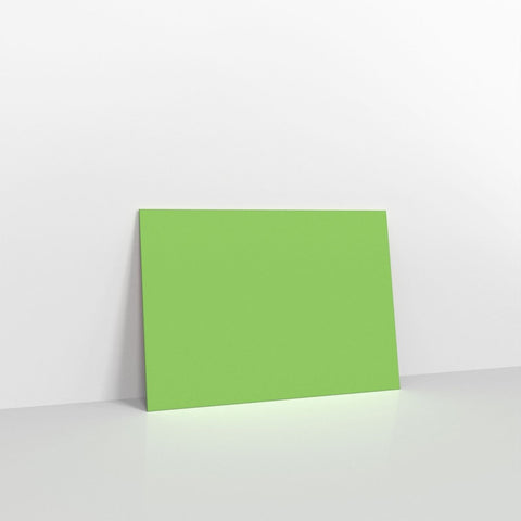 GCC6MG - Mid Green Coloured Gummed V Flap Envelopes - Greeting Card Envelopes