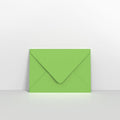 GCC6MG - Mid Green Coloured Gummed V Flap Envelopes - Greeting Card Envelopes