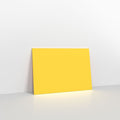 GCC6MY - Mid Yellow Coloured Gummed V Flap Envelopes - Greeting Card Envelopes