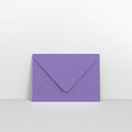 GCC6PU - Purple Coloured Gummed V Flap Envelopes - Greeting Card Envelopes