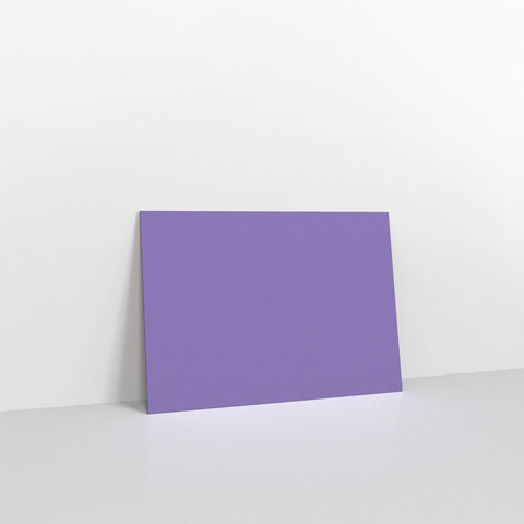 GCC6PU - Purple Coloured Gummed V Flap Envelopes - Greeting Card Envelopes