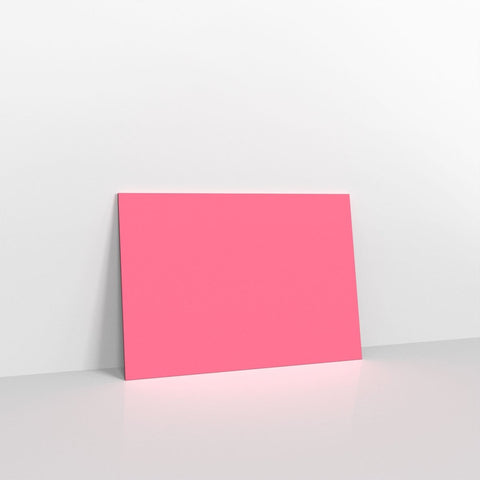 GCC7BP - Bright Pink Coloured Gummed V Flap Envelopes - Greeting Card Envelopes