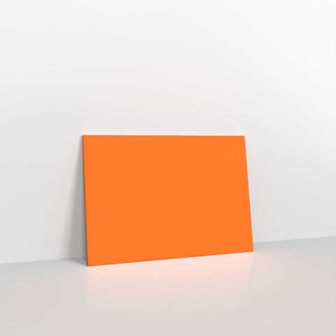 GCC7OR - Orange Coloured Gummed V Flap Envelopes - Greeting Card Envelopes