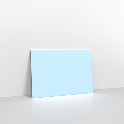 GCC7PB - Pale Blue Coloured Gummed V Flap Envelopes - Greeting Card Envelopes