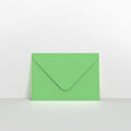 GCC7PG - Pale Green Coloured Gummed V Flap Envelopes - Greeting Card Envelopes