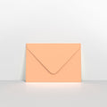 GCC7SP - Salmon Pink Coloured Gummed V Flap Envelopes - Greeting Card Envelopes