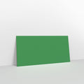 GCDLDG - Dark Green Coloured Gummed V Flap Envelopes - Greeting Card Envelopes