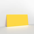 GCDLMY - Mid Yellow Coloured Gummed V Flap Envelopes - Greeting Card Envelopes