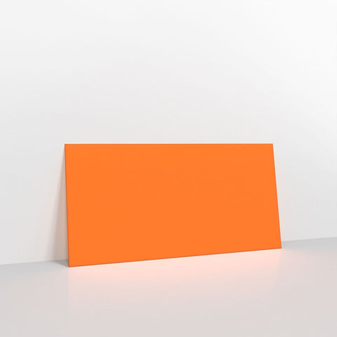 GCDLOR - Orange Coloured Gummed V Flap Envelopes - Greeting Card Envelopes