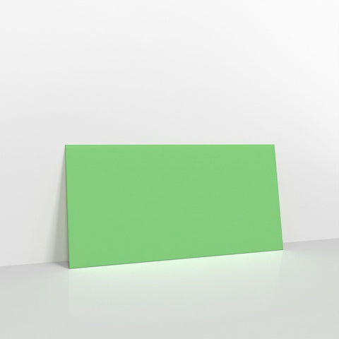 GCDLPG - Pale Green Coloured Gummed V Flap Envelopes - Greeting Card Envelopes