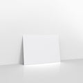 H08133 - White Coloured Gummed Laid V Flap Envelopes - Greeting Card Envelopes