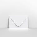 H0862 - White Coloured Gummed Laid V Flap Envelopes - Greeting Card Envelopes