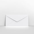 H08DL - White Coloured Gummed Laid V Flap Envelopes - Greeting Card Envelopes