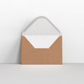 IEI8DLFW110 - Brown Kraft Duolope V Flap Envelopes - Duolope Envelopes