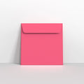 LC155155BP - Bright Pink Coloured Peel and Seal Envelopes - Coloured Peel and Seal Envelope