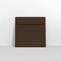 LC155155DBRN - Dark Brown Coloured Peel and Seal Envelopes - Coloured Peel and Seal Envelope