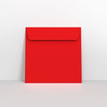 LC220BR - Bright Red Coloured Peel and Seal Envelopes - Coloured Peel and Seal Envelope