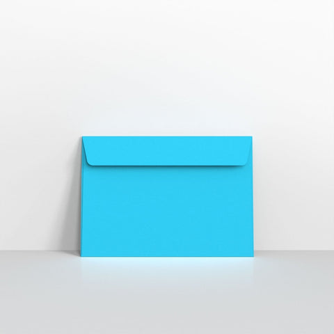 LCC6MB - Mid Blue Coloured Peel & Seal Envelopes - Coloured Peel and Seal Envelope