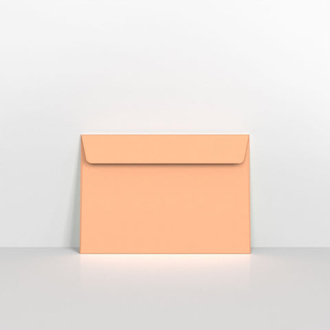 LCC6SP - Salmon Pink Coloured Peel and Seal Envelopes - Coloured Peel and Seal Envelope