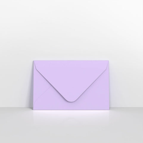 M1362 - Lilac Lustre Coloured Gummed Greeting Card V Flap Envelopes - Greeting Card Envelopes