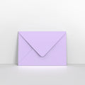 M13C5 - Lilac Lustre Coloured Gummed Greeting Card V Flap Envelopes - Greeting Card Envelopes