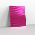 MB250HP - Hot Pink Metallic Finish Bubble Bag Mailers - Metallic Finish Bubble Bag Mailers