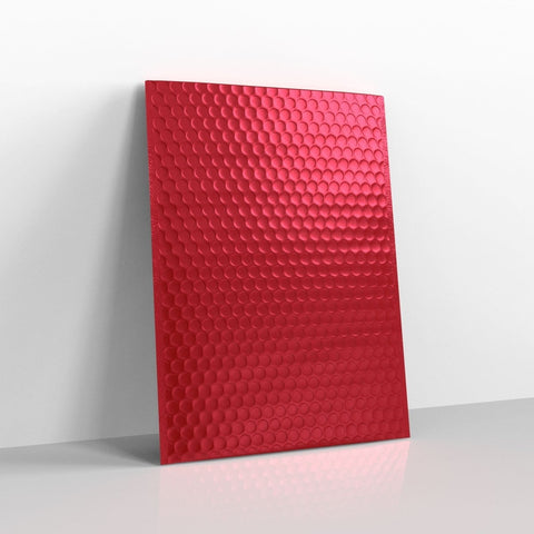 MB450R - Red Metallic Finish Bubble Bag Mailers - Metallic Finish Bubble Bag Mailers