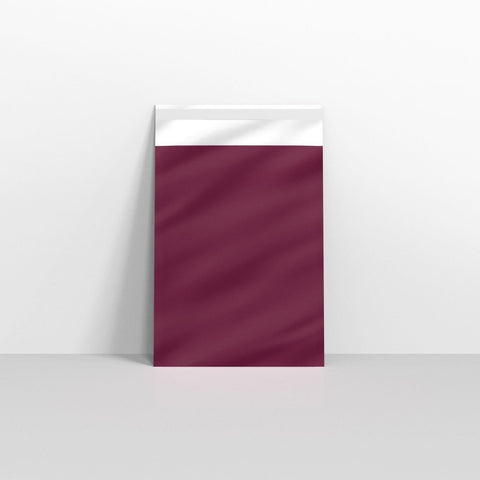 MN4BUR - Burgundy Matt Finish Foil Envelopes - Matt Foil Envelopes