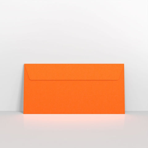 NEONORDL - Neon Orange Envelopes - Coloured Peel and Seal Envelope