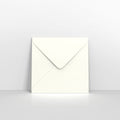 R17130 - White Coloured Gummed Hammered V Flap Envelopes - Greeting Card Envelopes