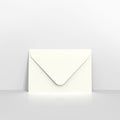 R1762 - White Coloured Gummed Hammered V Flap Envelopes - Greeting Card Envelopes